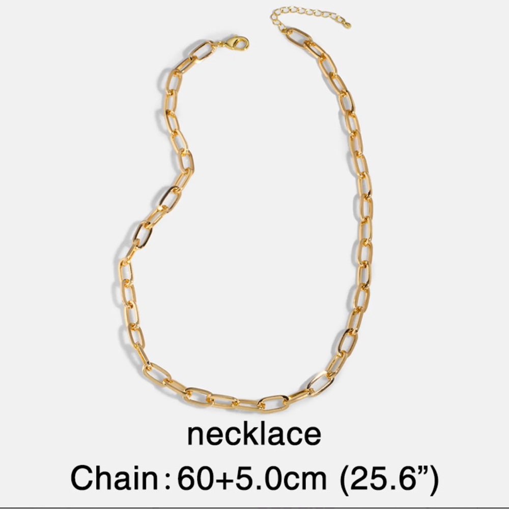Paperclip Chain Necklace - Picture 6 of 11